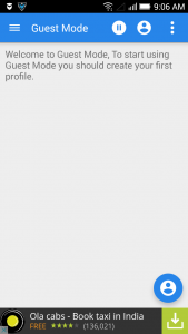 Click on add a new profile.