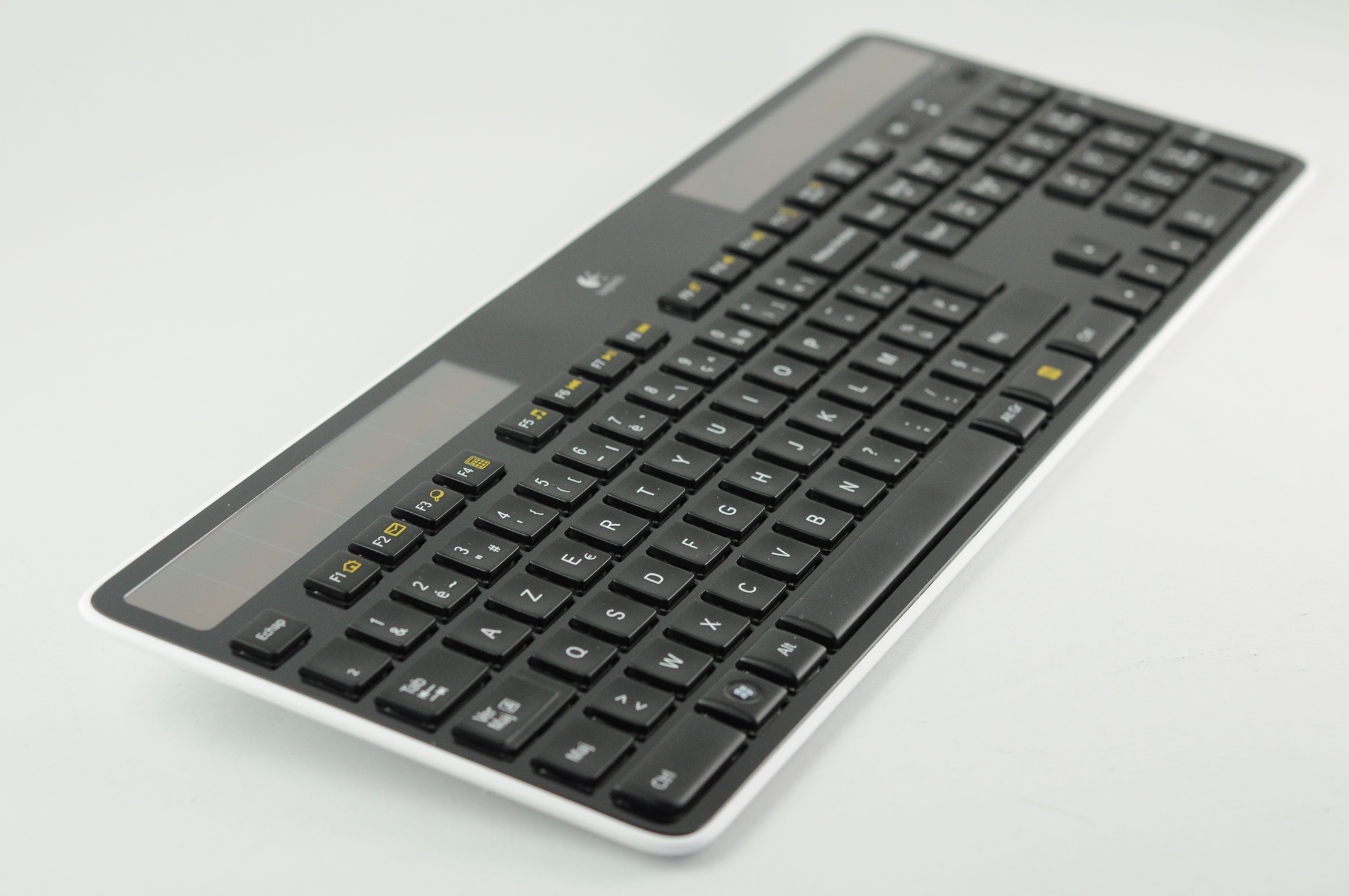 logitech solar powered keyboard software