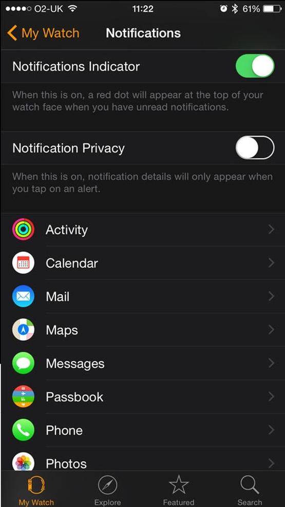 Turn off notifications