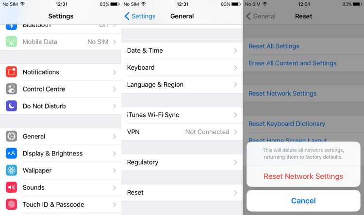 How to restore 'iCloud backup cannot be completed' on iPhone, iPad and iPod Touch - Reset