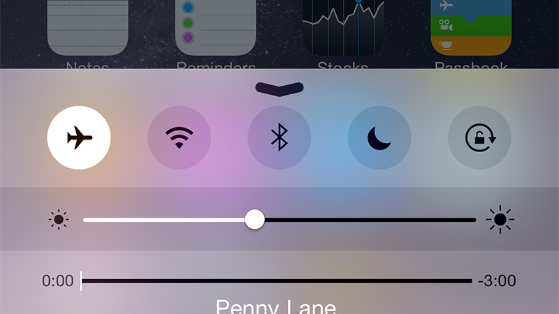 Use AirPlane mode to cancel a message