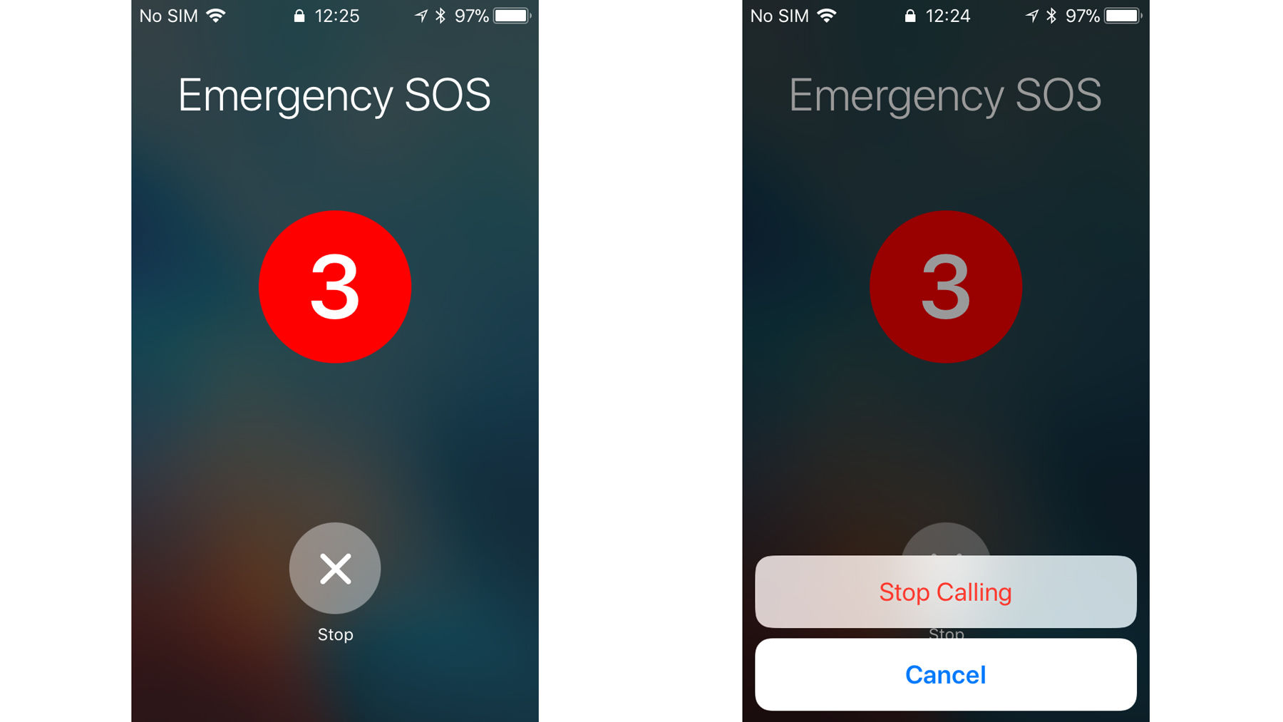 how to use SOS mode on iPhone