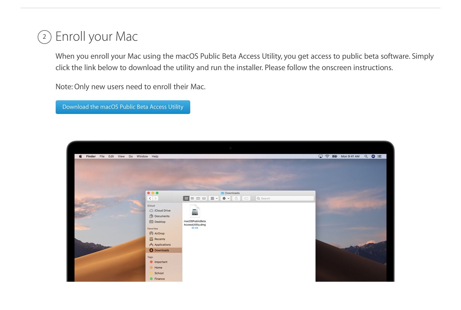 Public Beta Macos