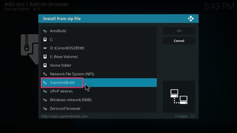 supreme builds kodi 17.6