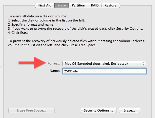 remove partition mac external drive