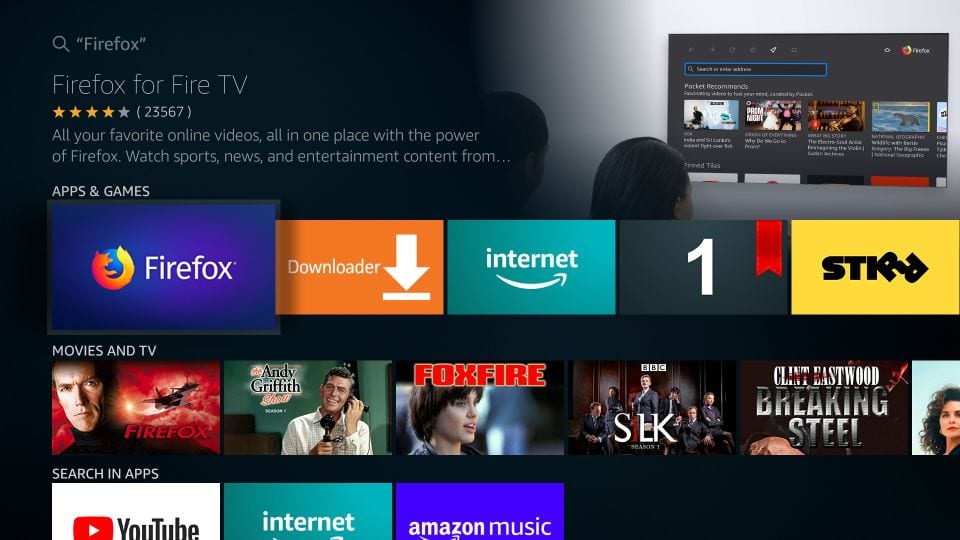 how to download firefox to amazon fire stick