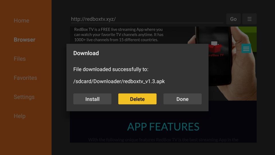 redbox tv app for mac