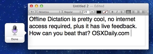 dictation to text on mac