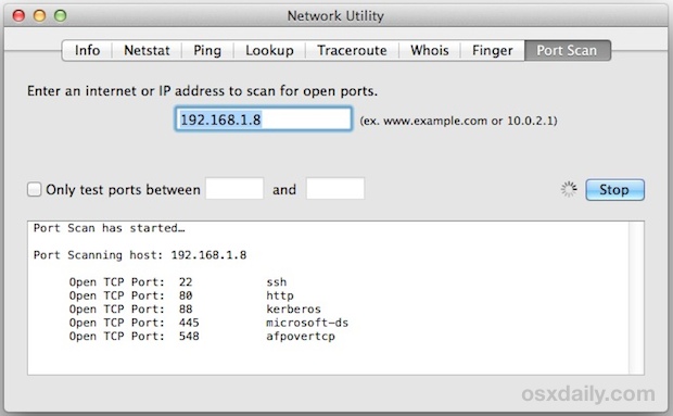 ip scan for mac