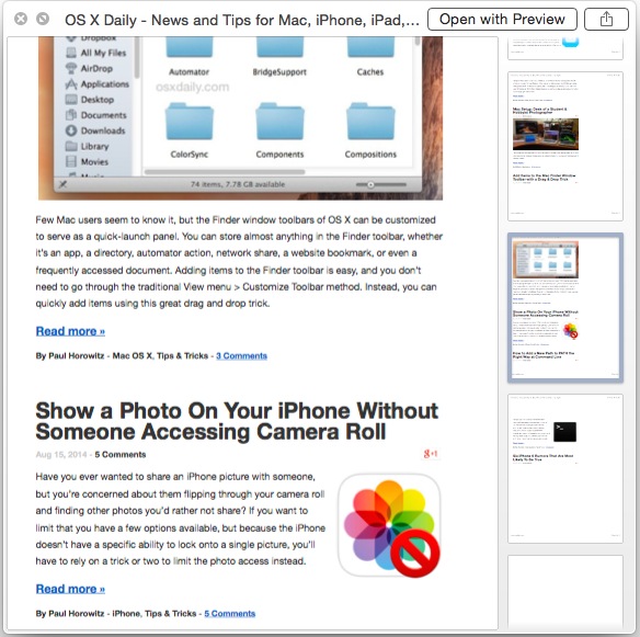how to save a photo as a pdf on mac