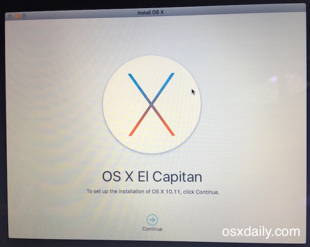 Fresh install of el capitan on ssd