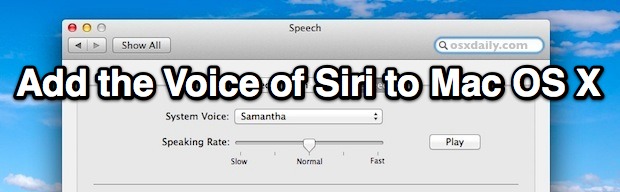 use siri for text to speech mac os