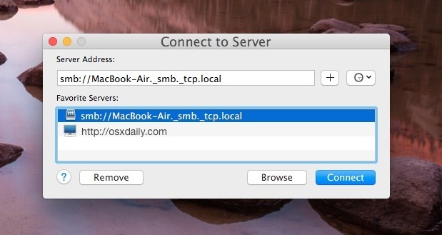 mac os connect to ftp