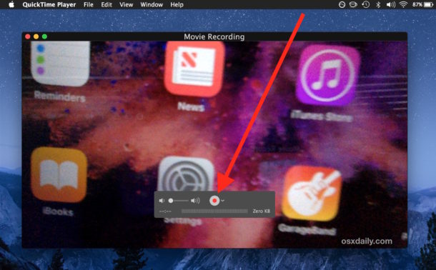 how to allow webcam for quicktime mac