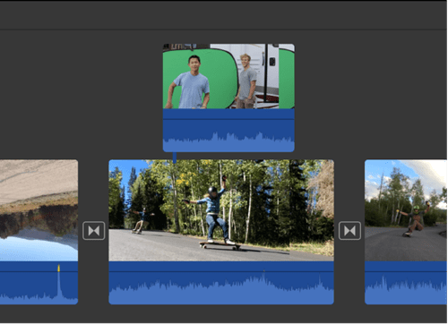 how do you add a green screen to imovie