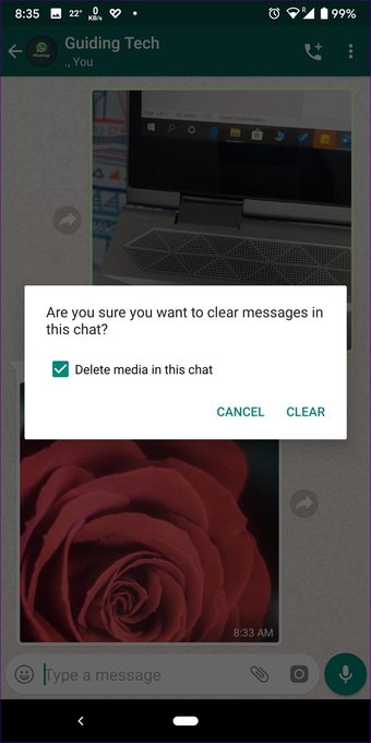 Delete photos in Whatsapp group 18