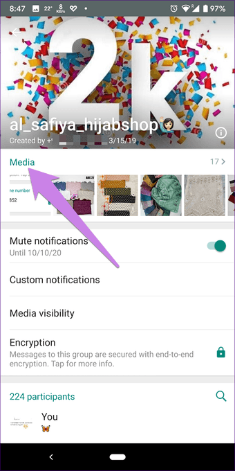 Delete photos in Whatsapp group 22