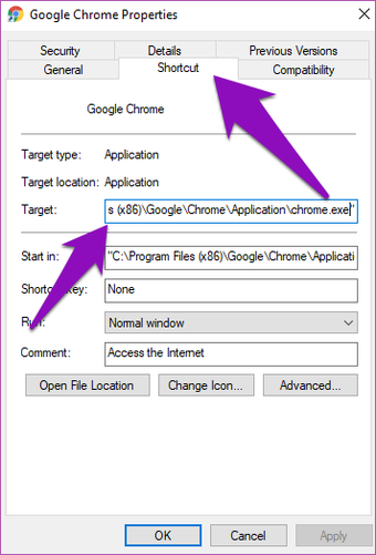 how to add shortcut to google chrome homepage windows 10