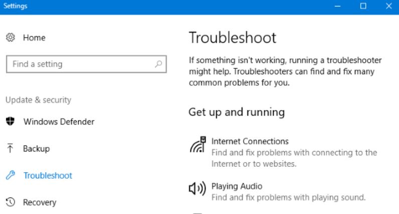 Windows Update Troubleshooter Not Working
