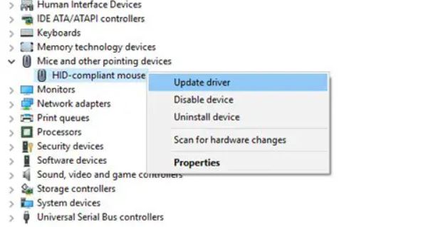Mouse Pointer Disappearing