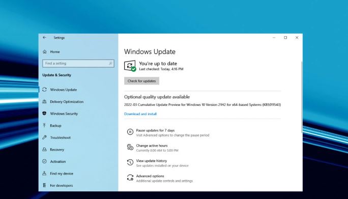 Windows Update error code 0x80070490