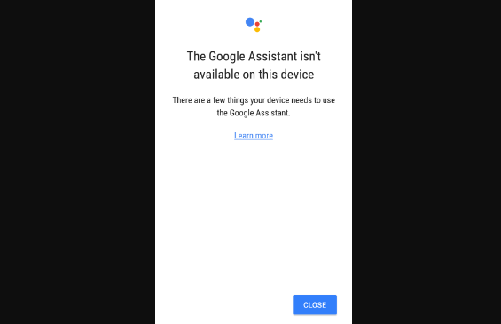 (Fixed) ‘Google Assistant Is Not Available On This Device Error’ Issue