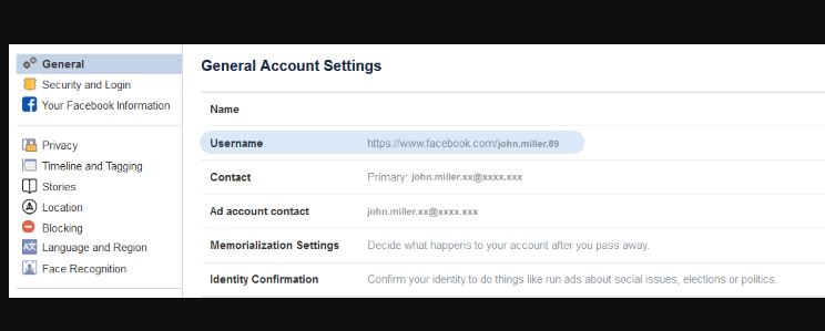 How to find Facebook username and ID