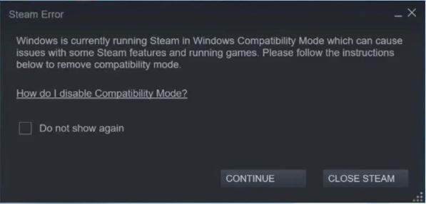How to Disable Steam Compatibility Mode