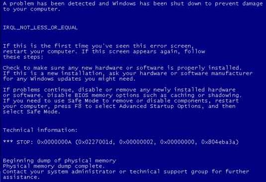 Fix: 'STOP Code 0x0000000a' error on Windows 11/10