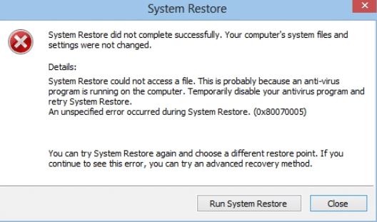Fix: 'System Restore Not Working' issue on Windows 11/10