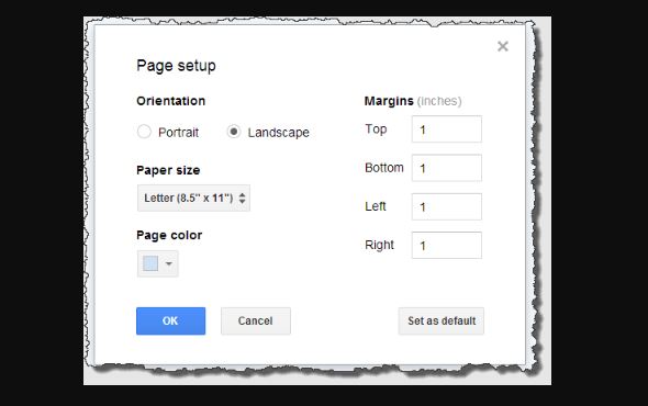 How to Change Google Docs Page Orientation