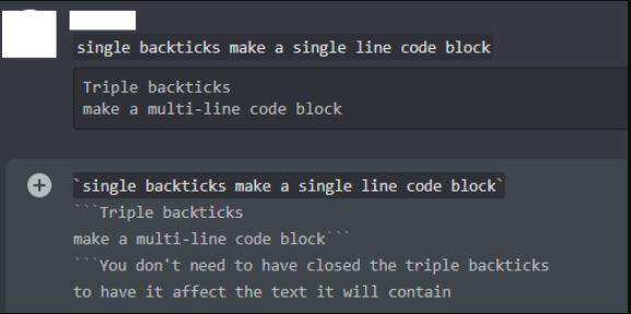 Discord: How to Use Code Blocks