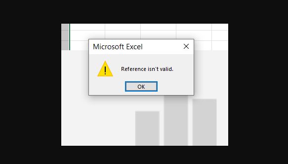 How to Fix "Reference Isn’t Valid" Excel Error
