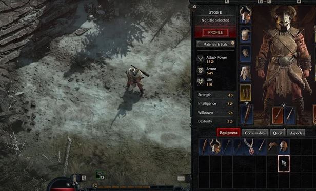 How to swap weapons in Diablo 4