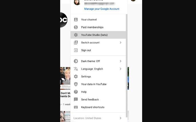 How to turn on or off YouTube comments