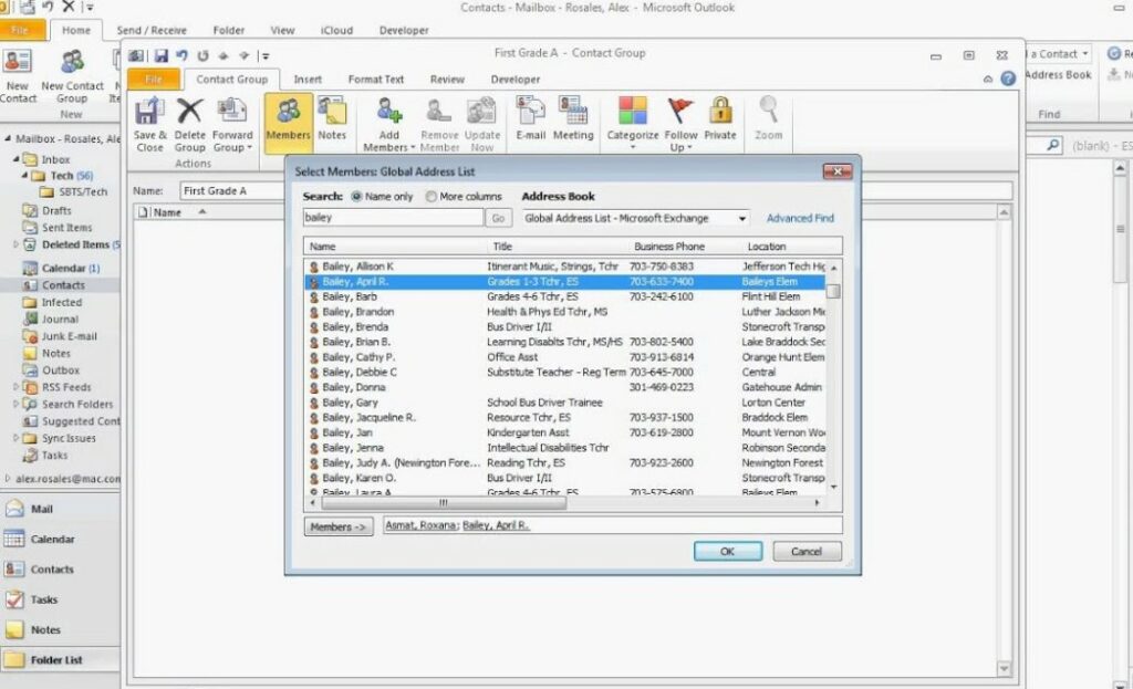 How to Create a Distribution List in Outlook