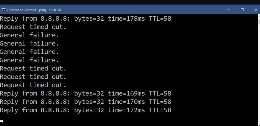 How to Check Stability of Internet Connection on Windows