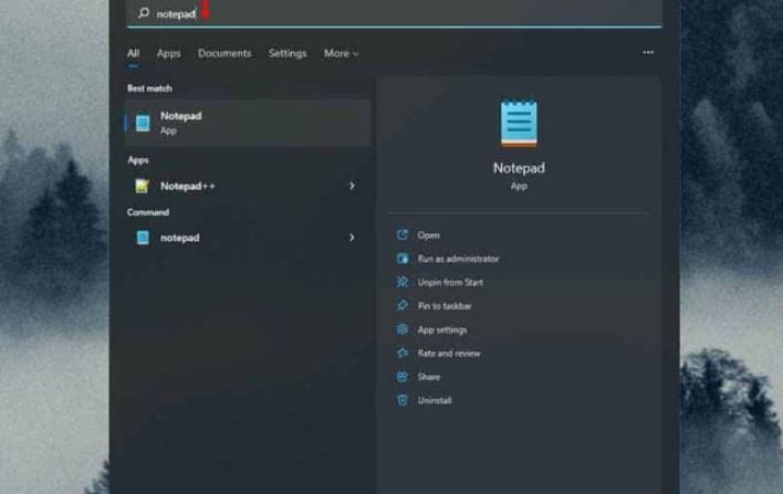 How to Open Notepad in Windows 11/10