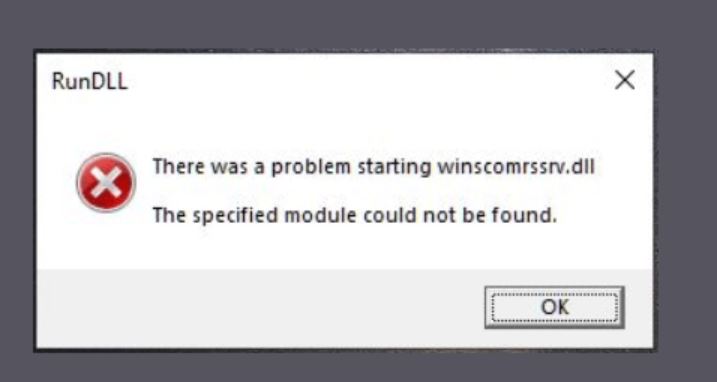 How to fix winscomrssrv.dll error in Windows 11/10