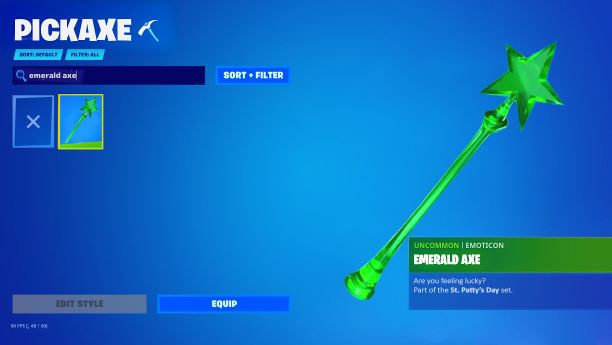 How to Get Emerald Axe in Fortnite