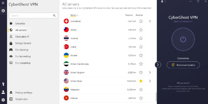 VyprVPN vs CyberGhost