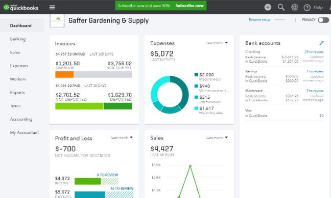 Quickbooks vs Quicken