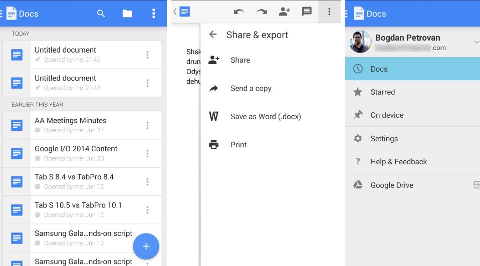 Google Docs vs Open Office
