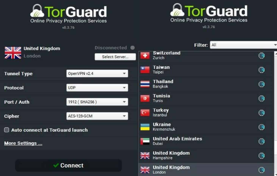 TorGuard vs Private Internet Access