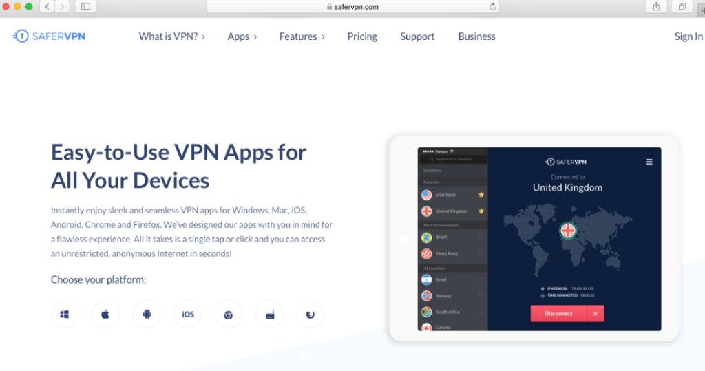 StrongVPN vs SaferVPN