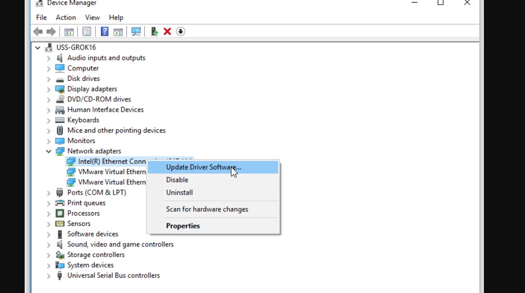 How to Update Network Drivers in Windows