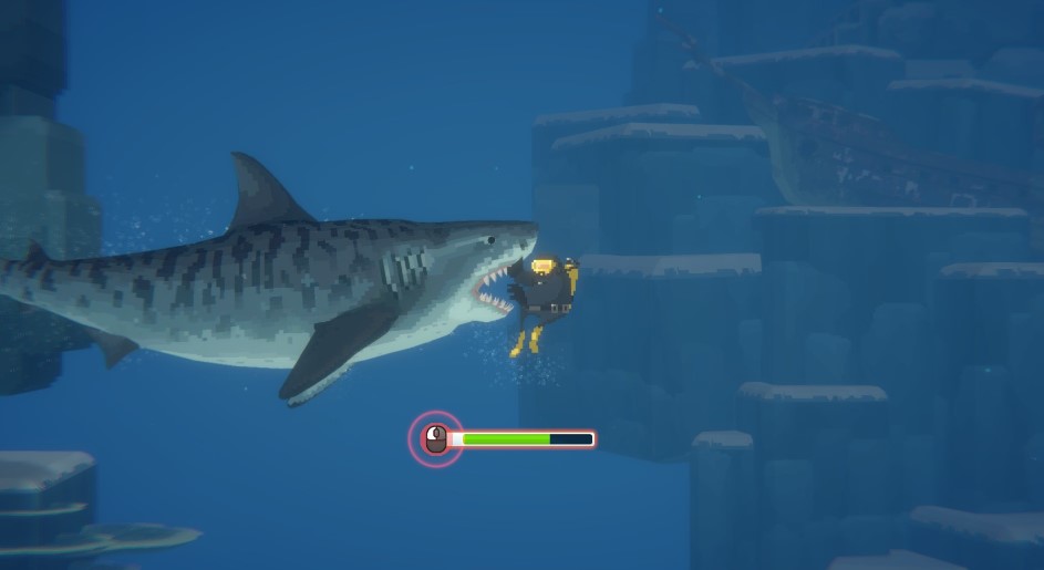 How to beat Klaus the Great White Shark in Dave the Diver