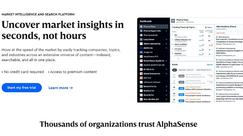Alphasense vs Pitchbook