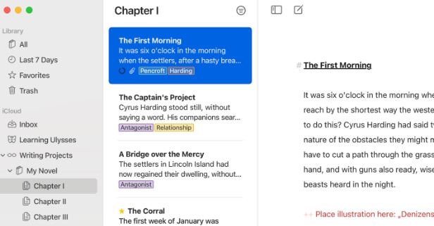 Scrivener vs Ulysses