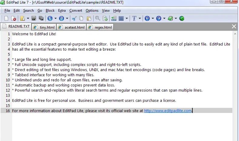 Editpad Lite vs Notepad++